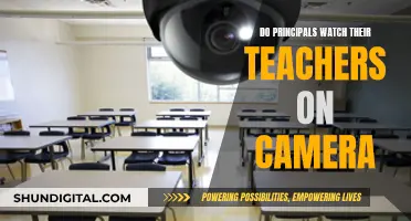 Can Principals Monitor Teachers Through Surveillance Cameras?