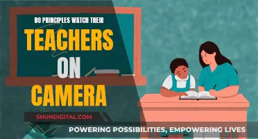 Do Principles Spy on Teachers via Cameras?