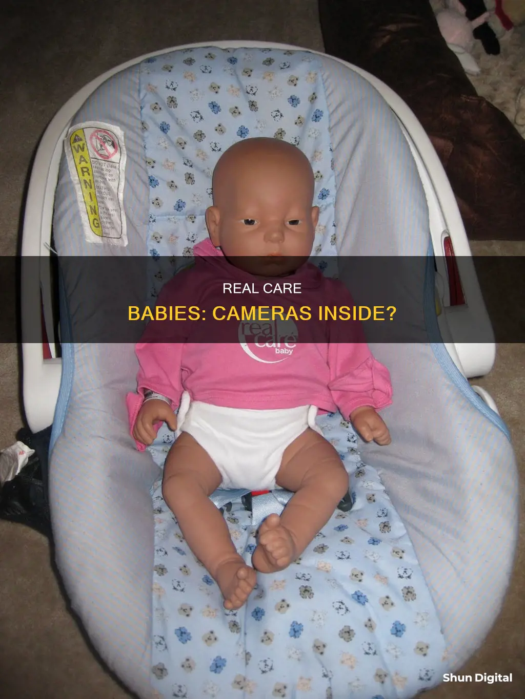 do real care babies have cameras