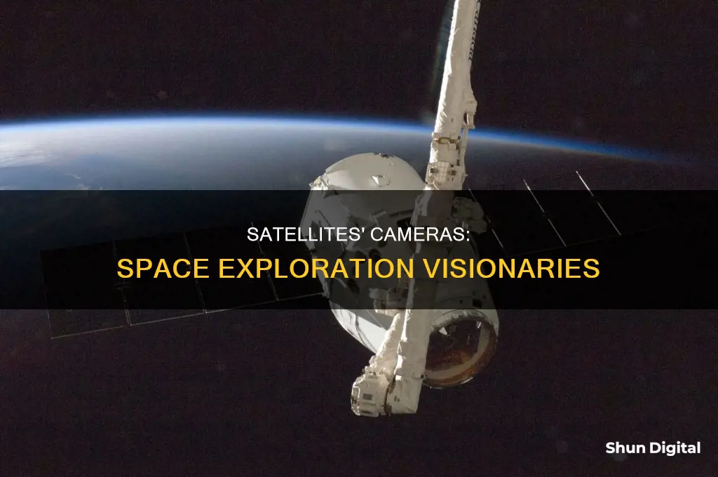 do satellites have cameras to see into space