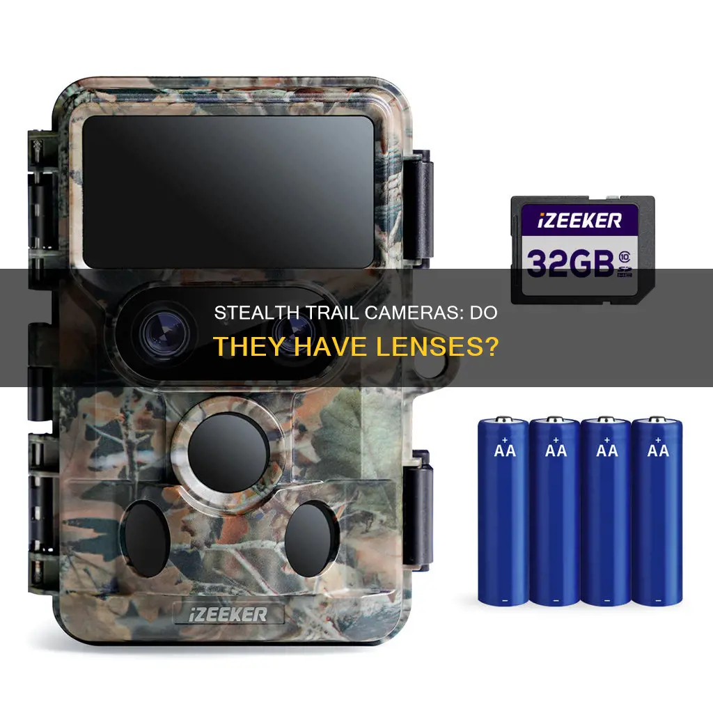 do stealth trail cameras have lenses