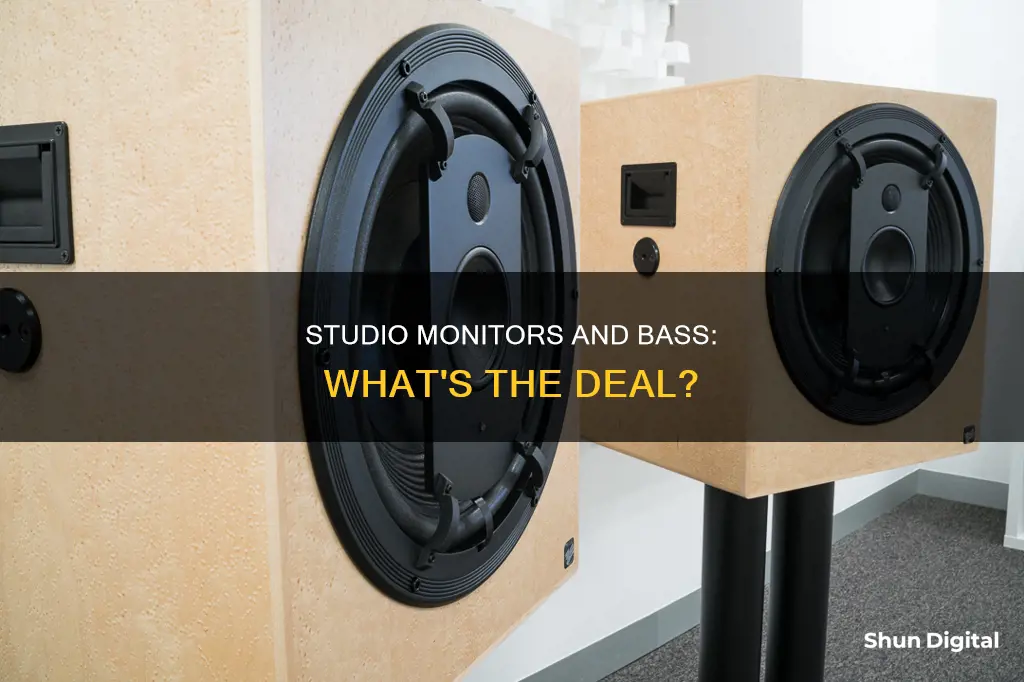 do studio monitors have bass