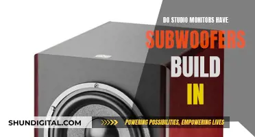 Studio Monitors: Built-in Subwoofers or Separate Purchase?