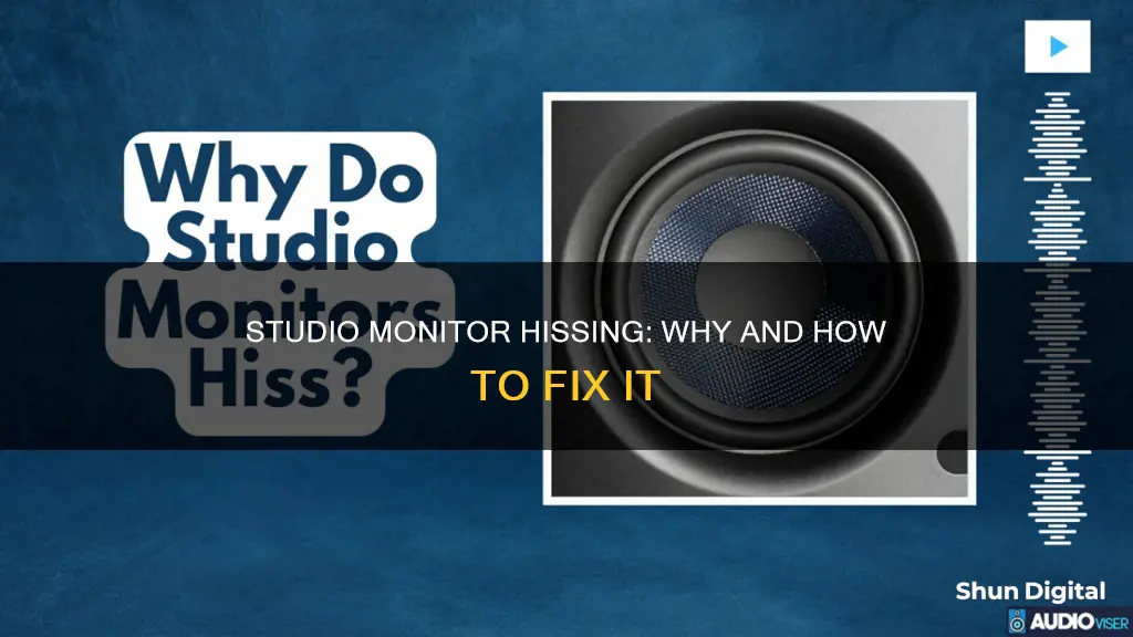 do studio monitors hiss