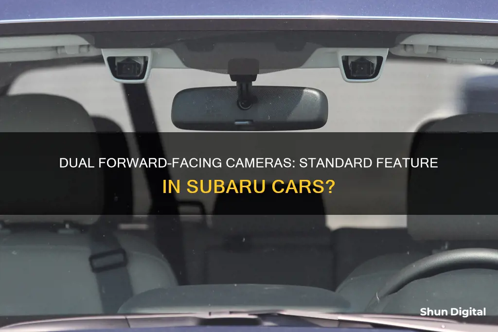 do subaru cars have dual forward facing cameras