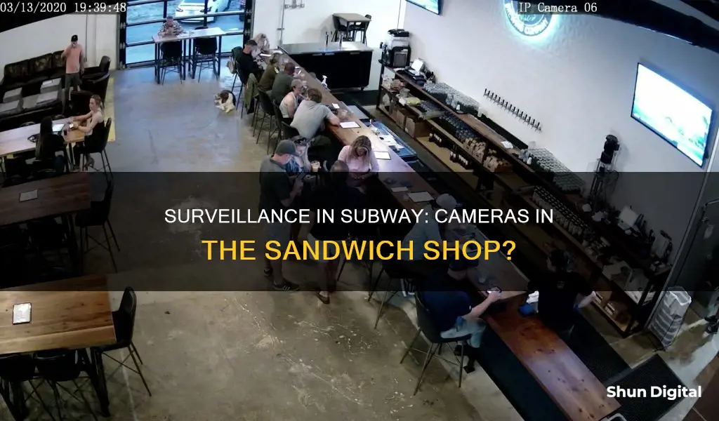 do subway restaurants have surveillance cameras