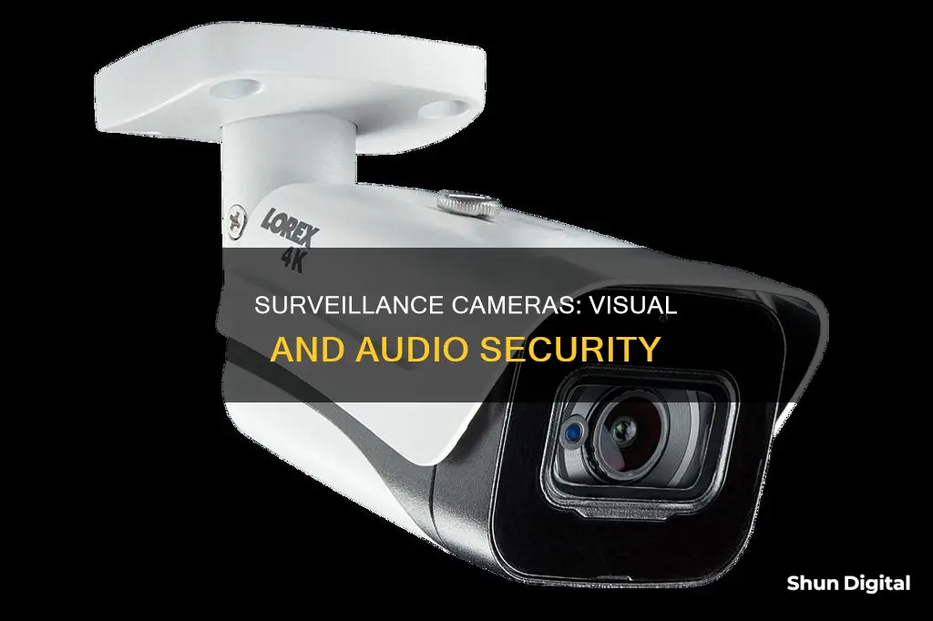 do surveillance cameras have audio