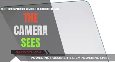 How Teleprompter Beam Splitters Affect Camera Images