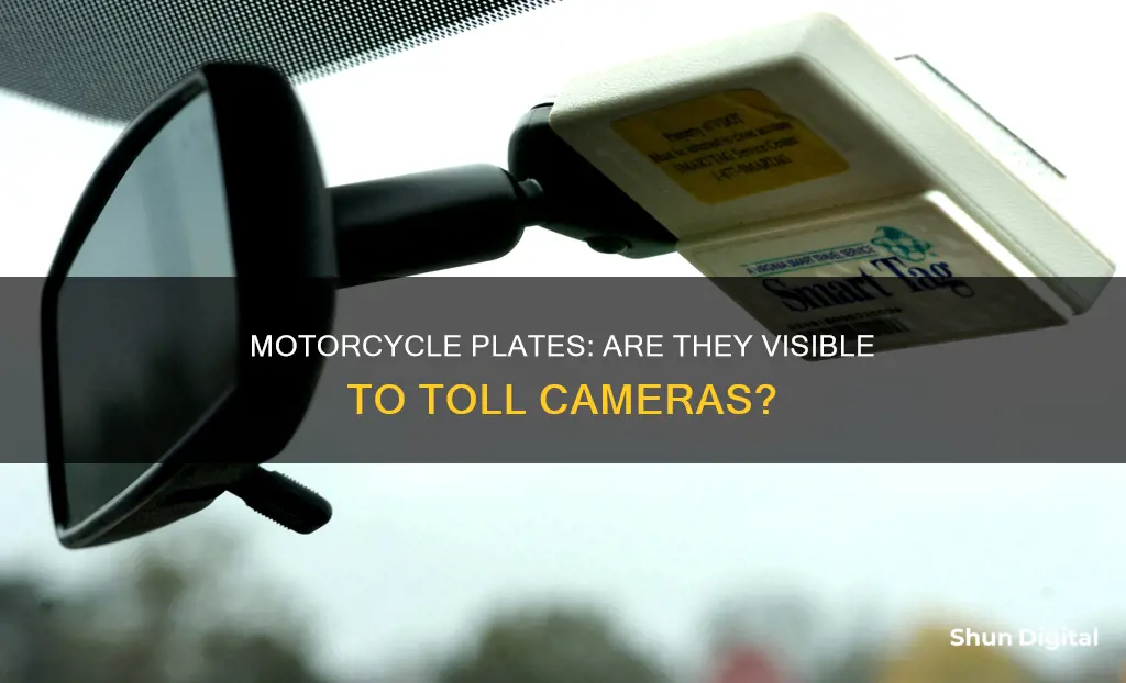 do toll cameras see motorcycle plates under the tour pak