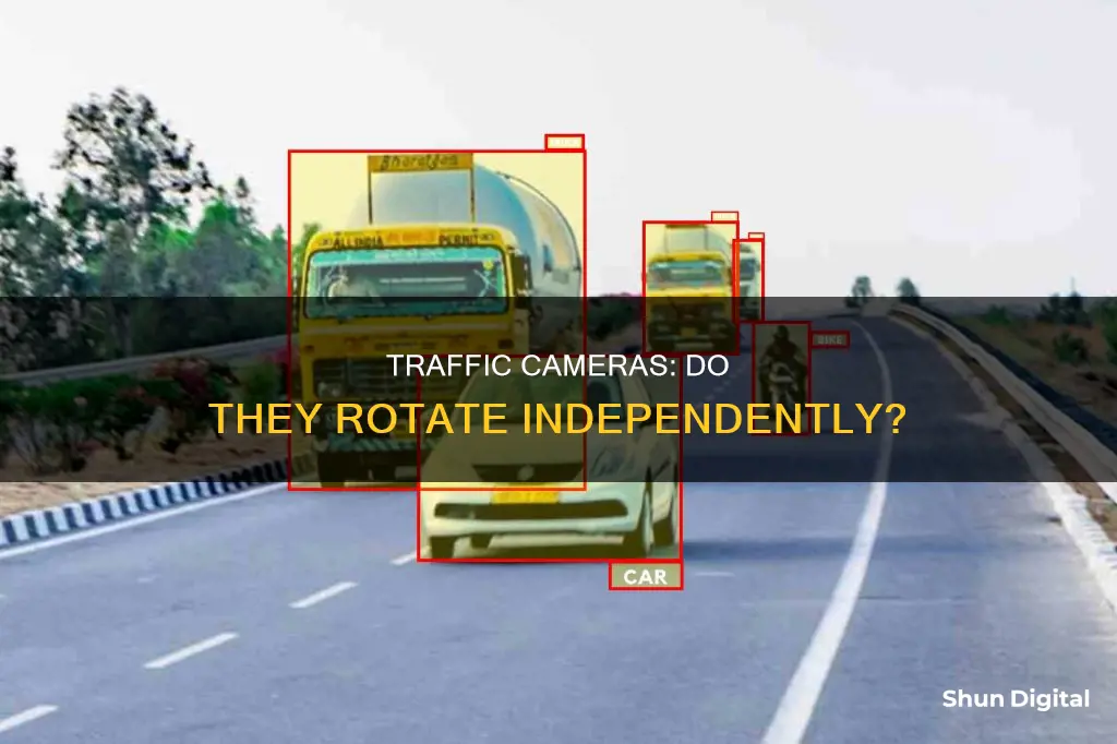 do traffic cameras rotate on their own