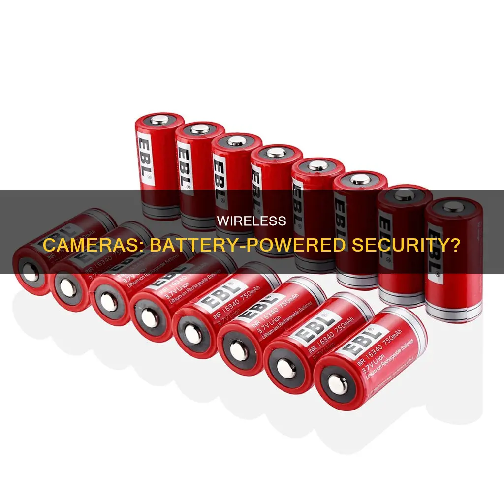 do wireless cameras run off battery