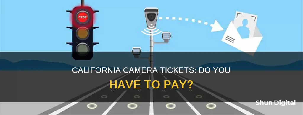 do you have to pay a camera ticket in California