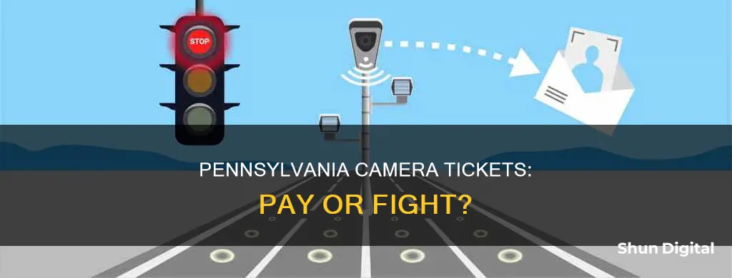 do you have to pay a camera ticket in Pennsylvania