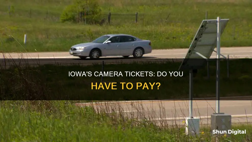 do you have to pay camera tickets in iowa