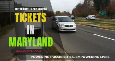 Maryland Camera Tickets: What You Need to Pay