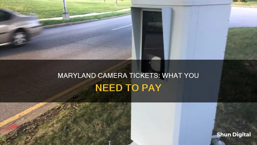 do you have to pay camera tickets in maryland