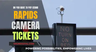 Cedar Rapids Camera Tickets: What's the Cost?