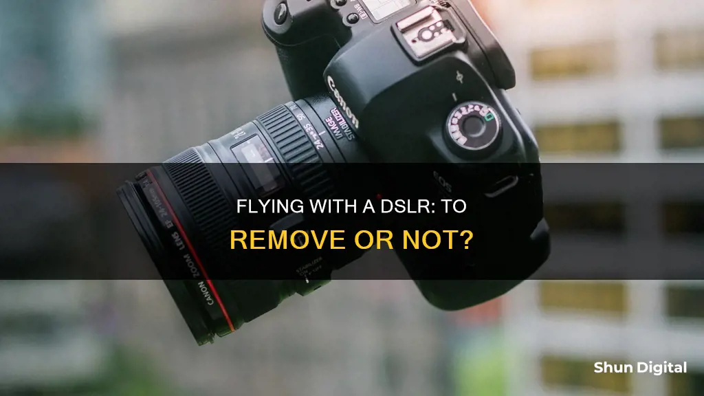 do you have to remove a dslr camera when flying