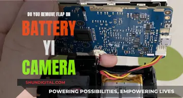 How to Remove Yi Camera's Battery Flap?