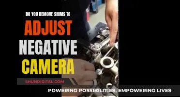 Adjusting Negative Camera: Removing Shims for Precision Focus