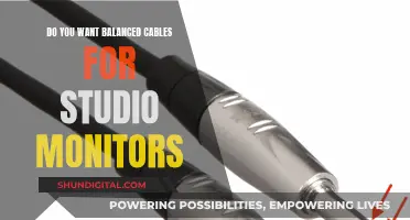 Balanced Cables for Studio Monitors: Are They Necessary?