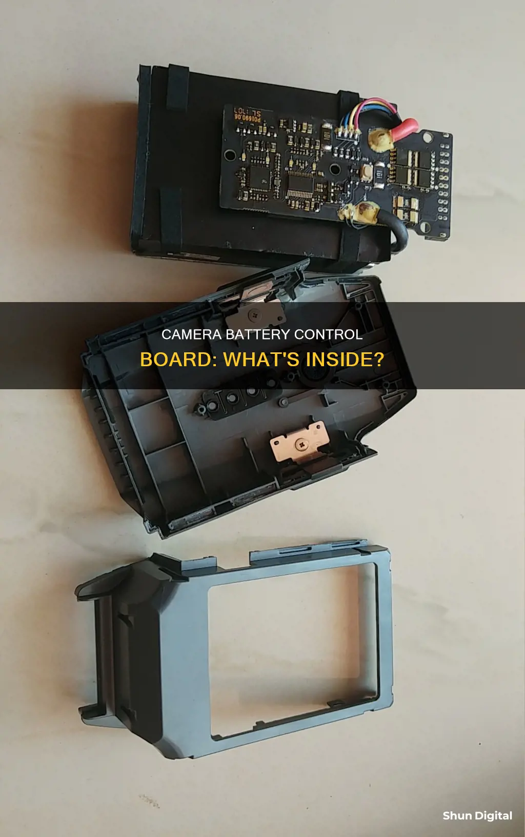 does a camera battery have a control board computer