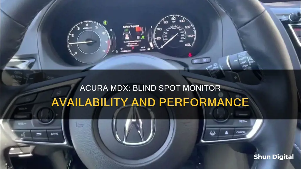 does acura mdx have blind spot monitor