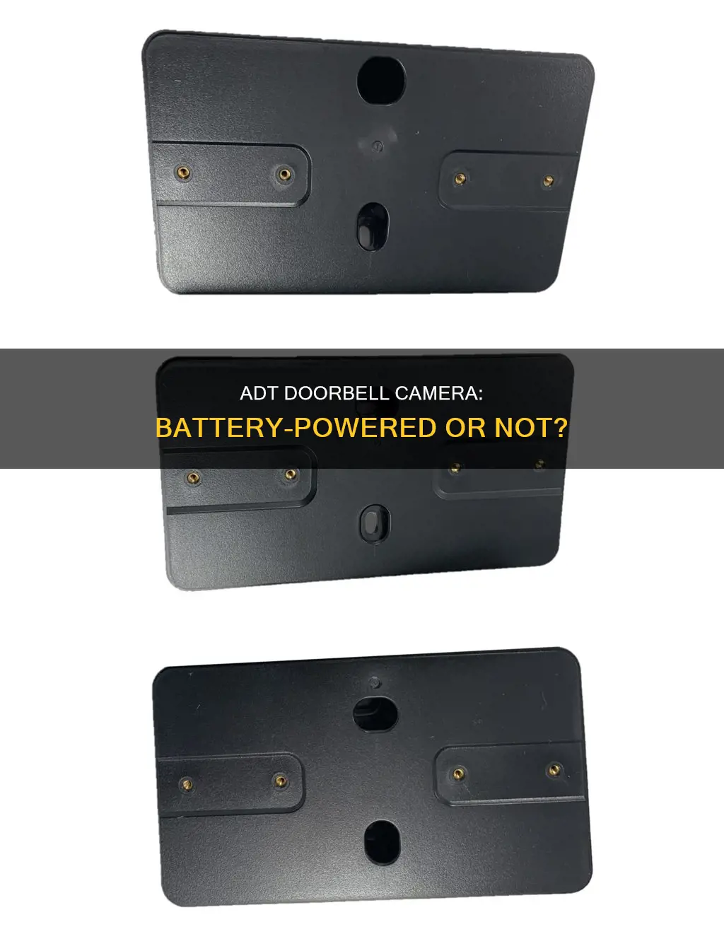 does adt doorbell camera have a battery