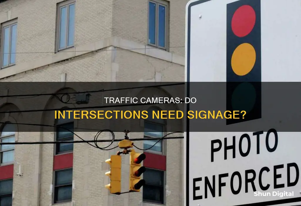 does an intersection have to besigned to have traffic camera