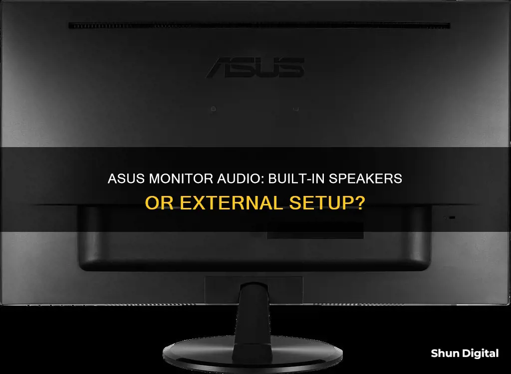 does asus monitor have sound