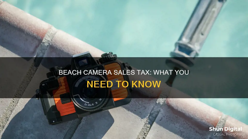 does beach camera charge sales tax