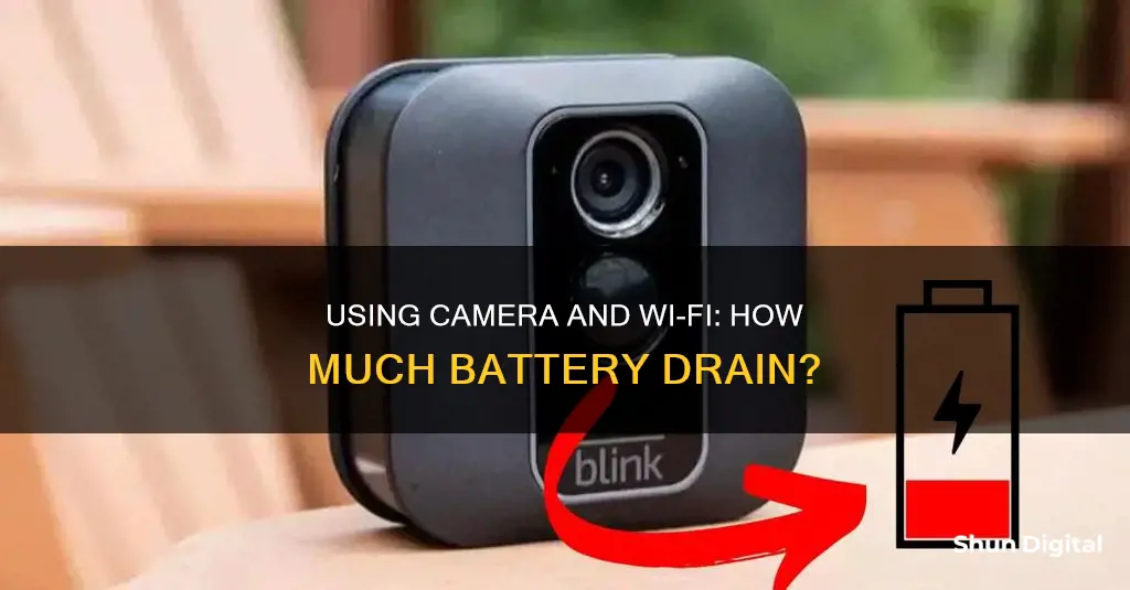 does camera and wifi drain mobile battery fast