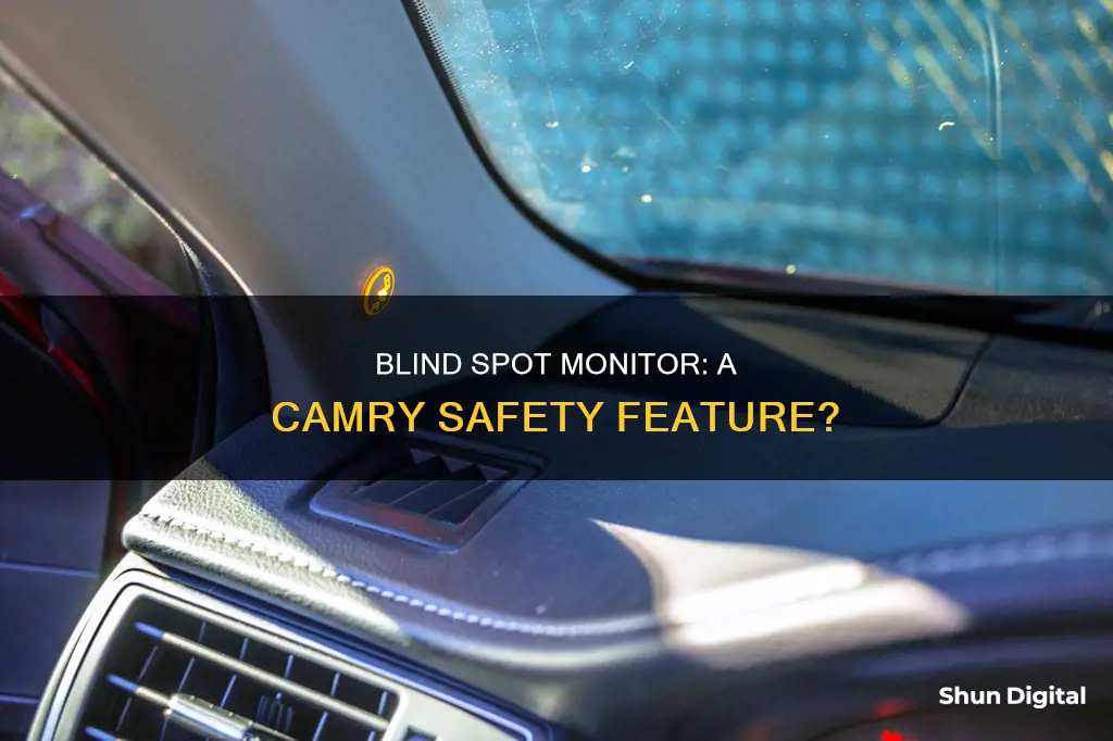 does camry have blind spot monitor