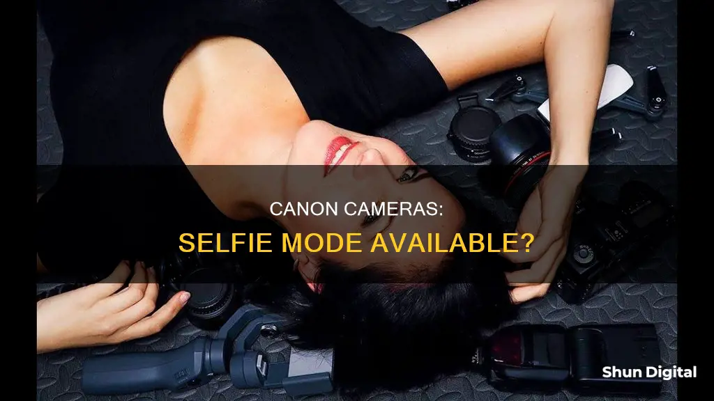 does cannon camera have selfie mode