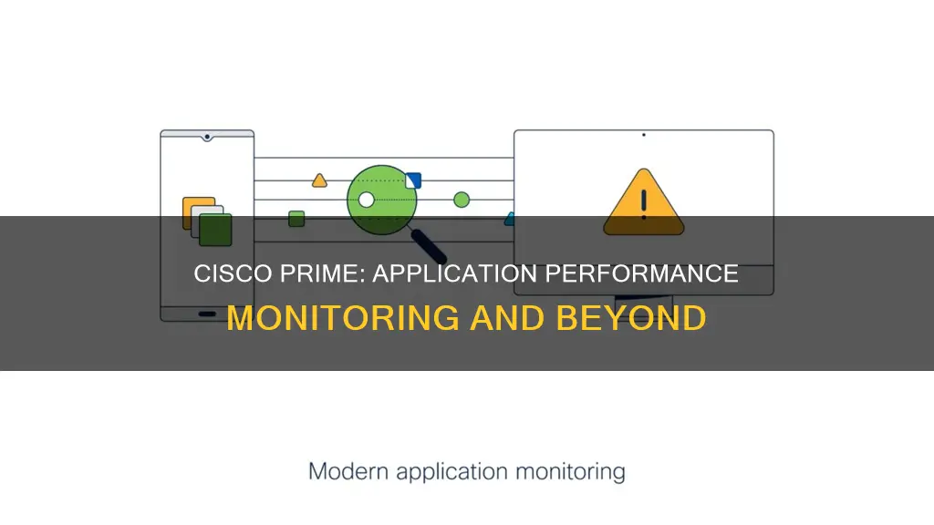 does cisco prime do application performance monitoring