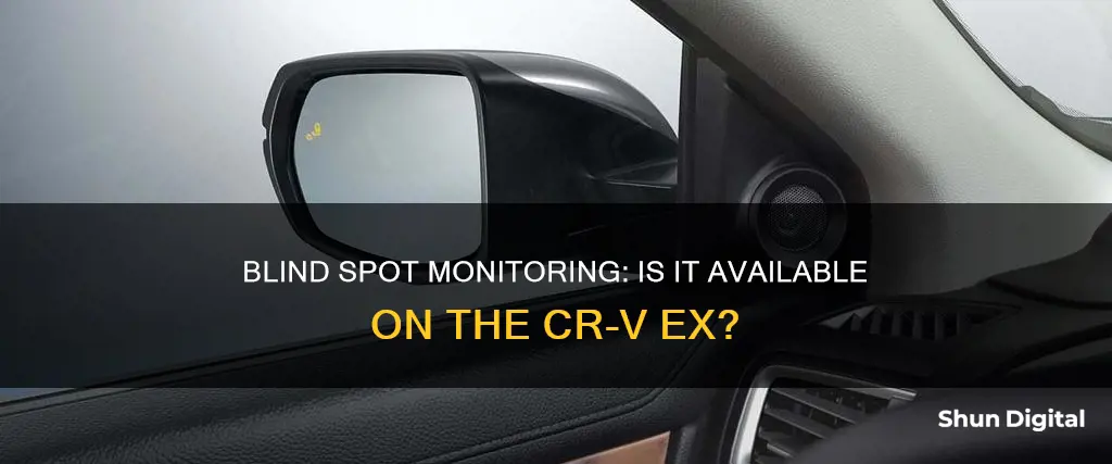 does cr v ex have blind spot monitoring