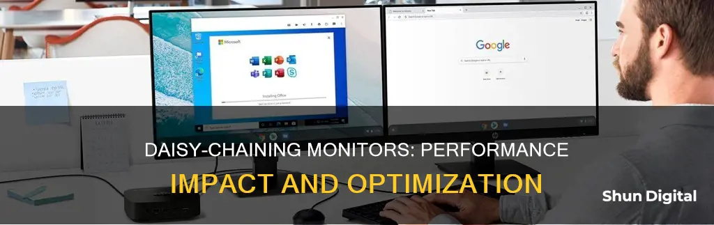 does daisy chaining monitors affect performance