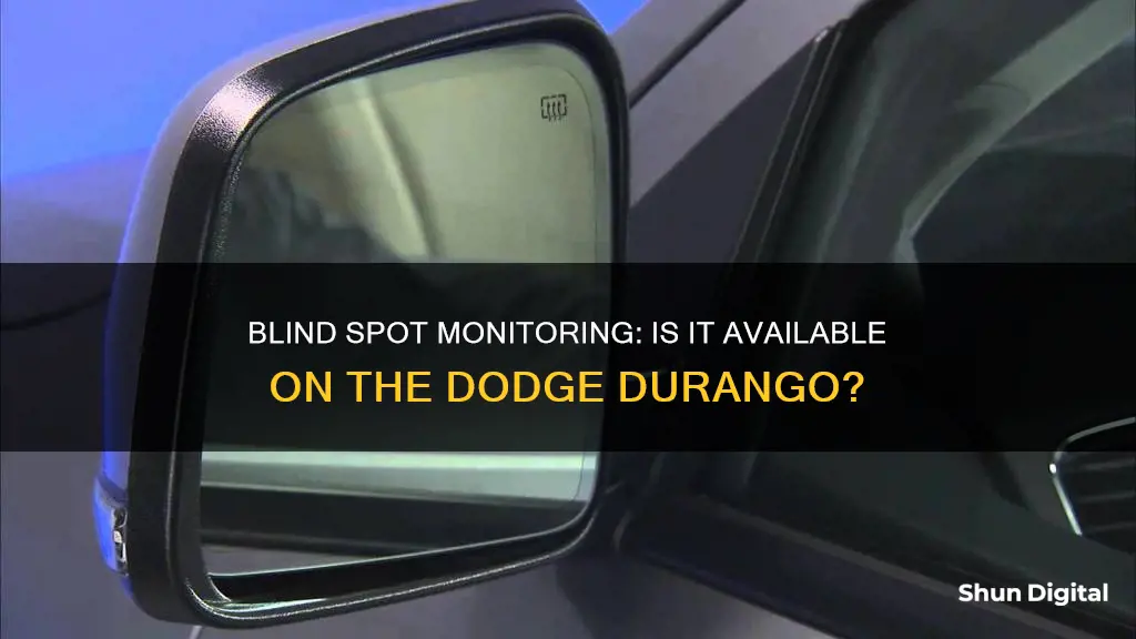 does dodge durango have blind spot monitoring