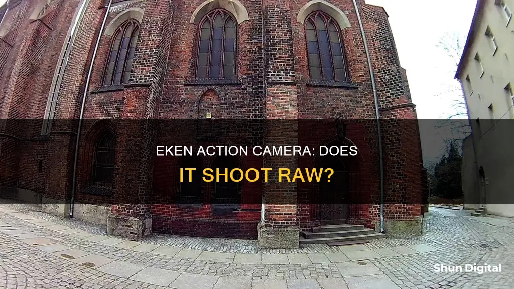 does eken action camera shoot in raw