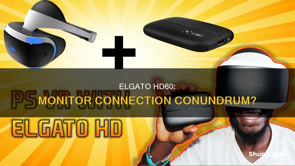 does elgato hd60 have to hook up to monitor