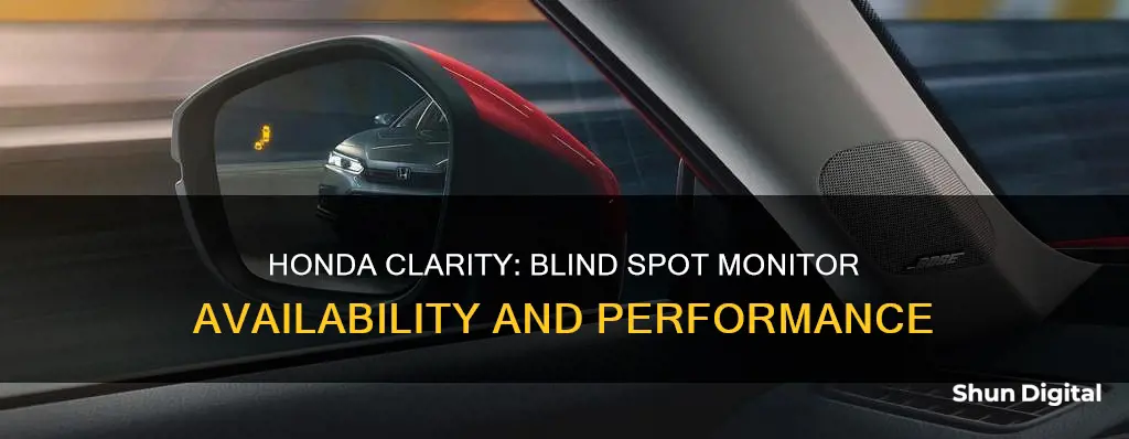 does honda clarity have blind spot monitor