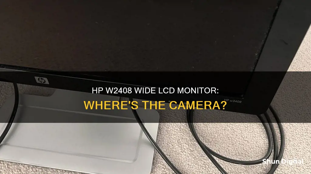 does hp w2408 wide lcd monitor have a camera