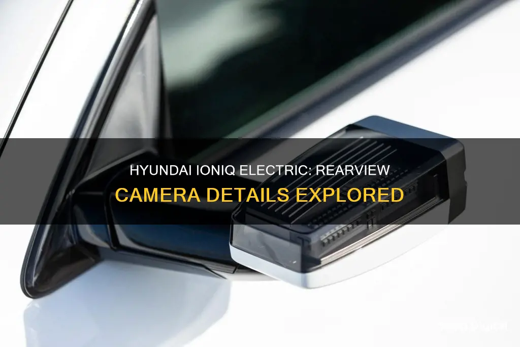 does hyundai ioniq electric car has cameras for backward thinking