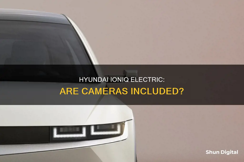 does hyundai ioniq electric car has cameras