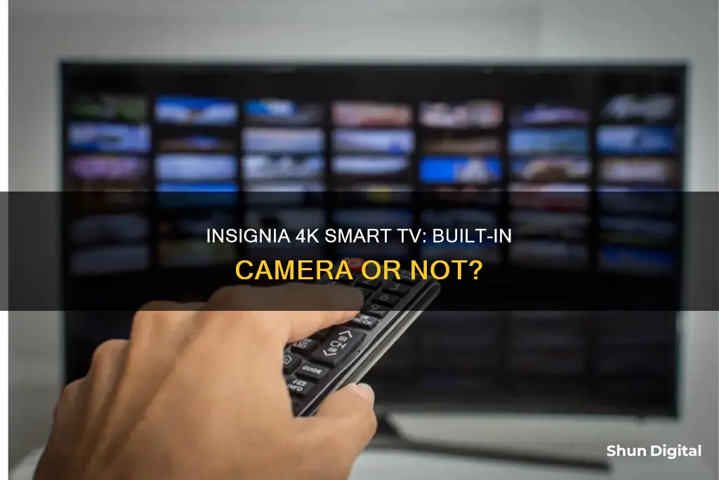 does insignia 4k smart tv have a camera