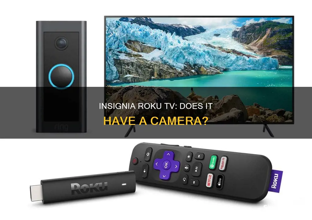 does insignia roku tv have a camera