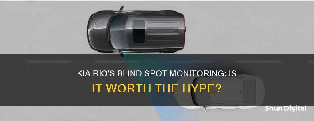 does kia rio have blind spot monitoring