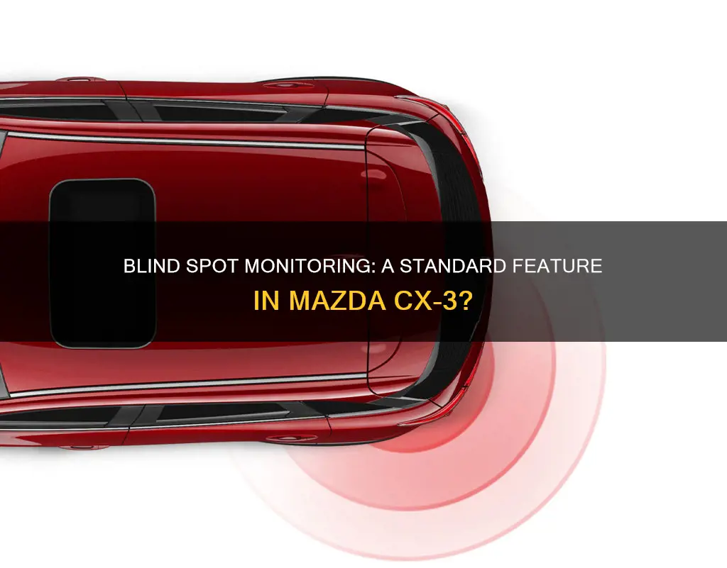 does mazda cx 3 have blind spot monitoring