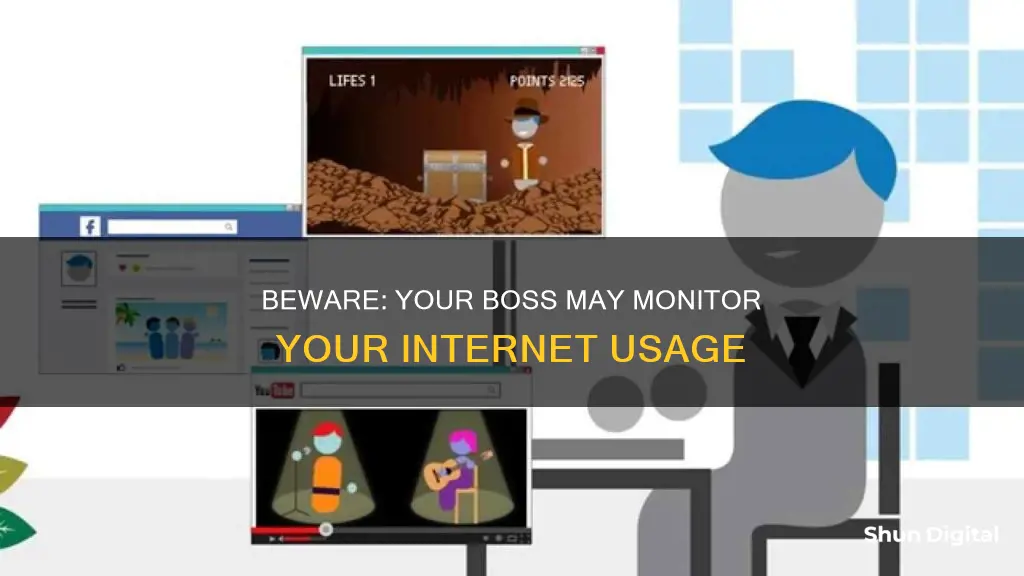 does my boss monitor my innternet usage