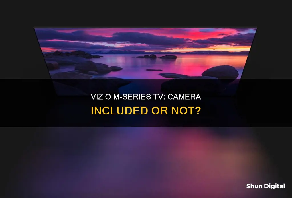 does my m-series tv line of vizio have a camera